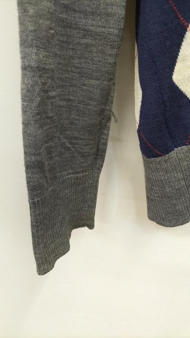 COMME des GARCONS HOMME アーガイル カーディガン COMME des GARCONS HOMME ペンキカーディガン