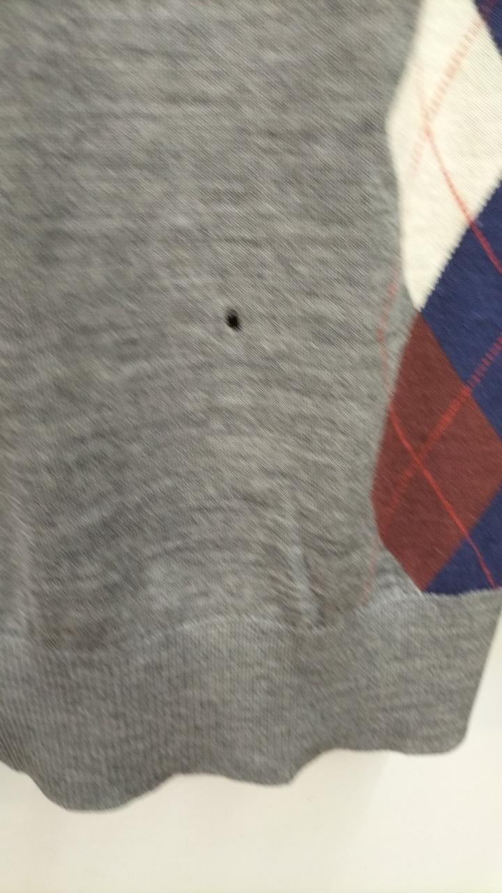 COMME des GARCONS HOMME アーガイル カーディガン COMME des GARCONS HOMME ペンキカーディガン