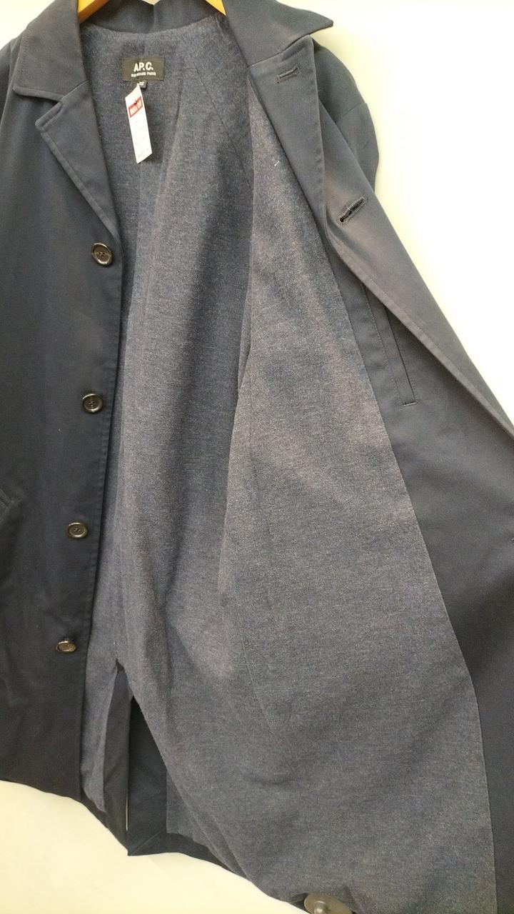 ファッションデザイナー アーペーセー(A.P.C.)|ステンカラーコート|HARDOFFオフモール ジャケット・アウター