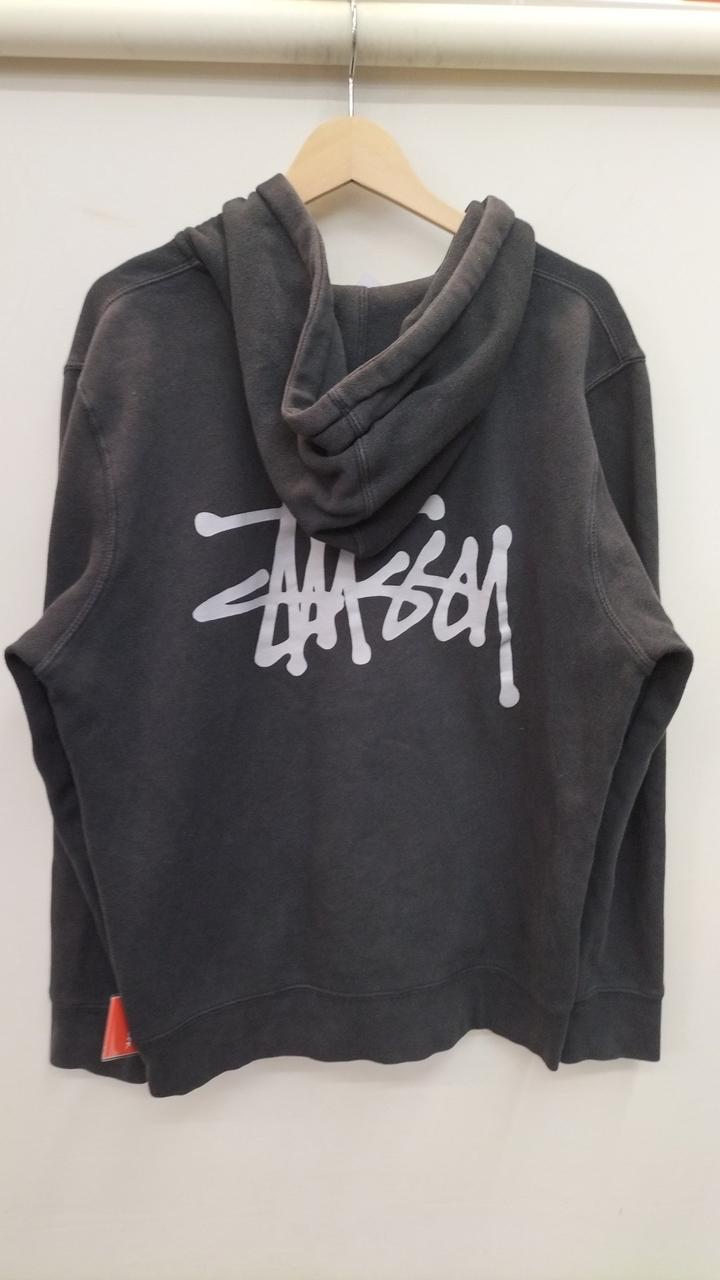 ステューシー ジップパーカー スウェット L ショーンフォント フェード 裏起毛 ステューシー(STUSSY)|ショーンフォントロゴジップパーカー