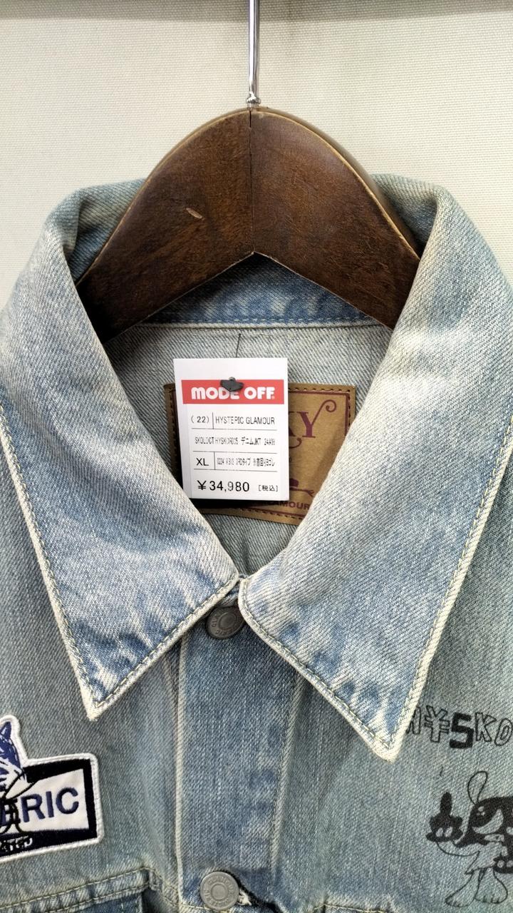 24AW SKOLOCT×HYSKORIC5 デニムジャケット　M ヒステリックグラマー(HYSTERIC GLAMOUR)|SKOLOCT HYSKORIC5