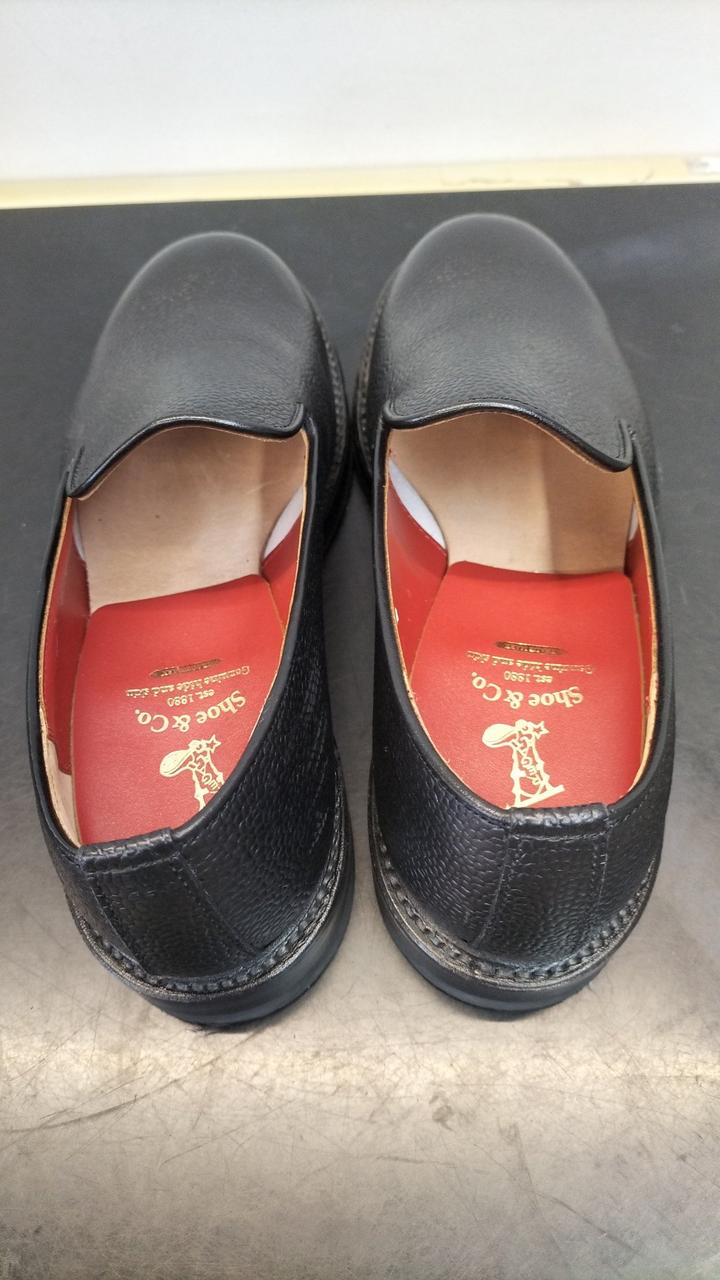 REGAL SHOE & CO.|レザースリッポン ブラック|【ハードオフ公式通販