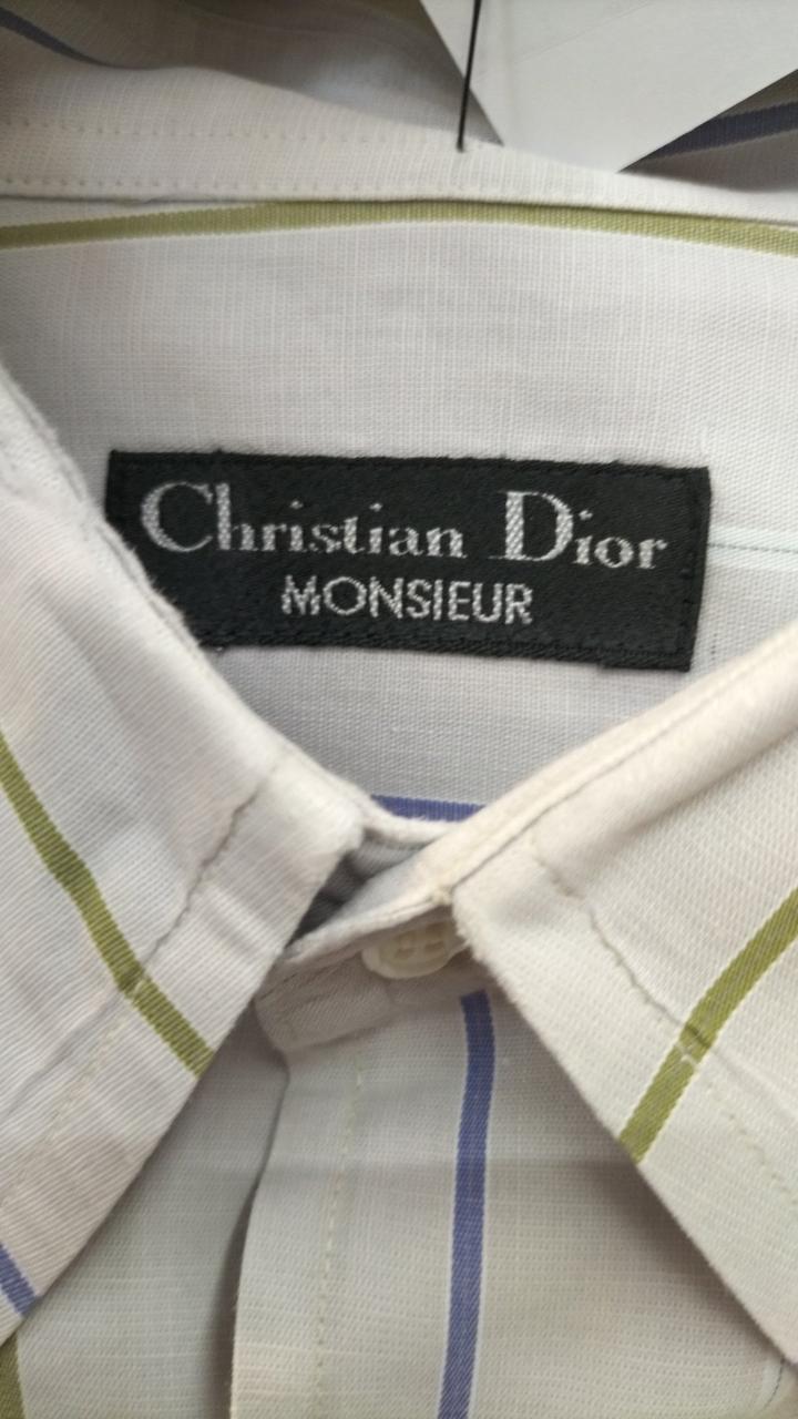 CHRISTIAN DIOR MONSIEUR|L/Sストライプシャツ ブルー系|HARDOFF