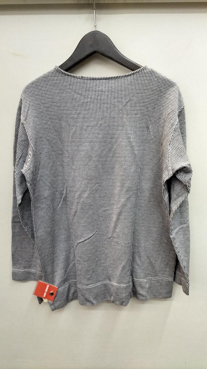 激レア　VINTAGE DIOR シルク100%千鳥柄ブラウス　XL相当ゆったり 激レア VINTAGE DIOR シルク100%千鳥柄ブラウス XL相当ゆったり