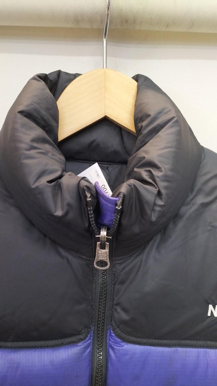 THE NORTH FACE  ノースフェイス  ヌプシ ダウン　ベスト　紫✖️黒 ノースフェイス(THE NORTH FACE)|ヌプシダウンベスト ※使用感