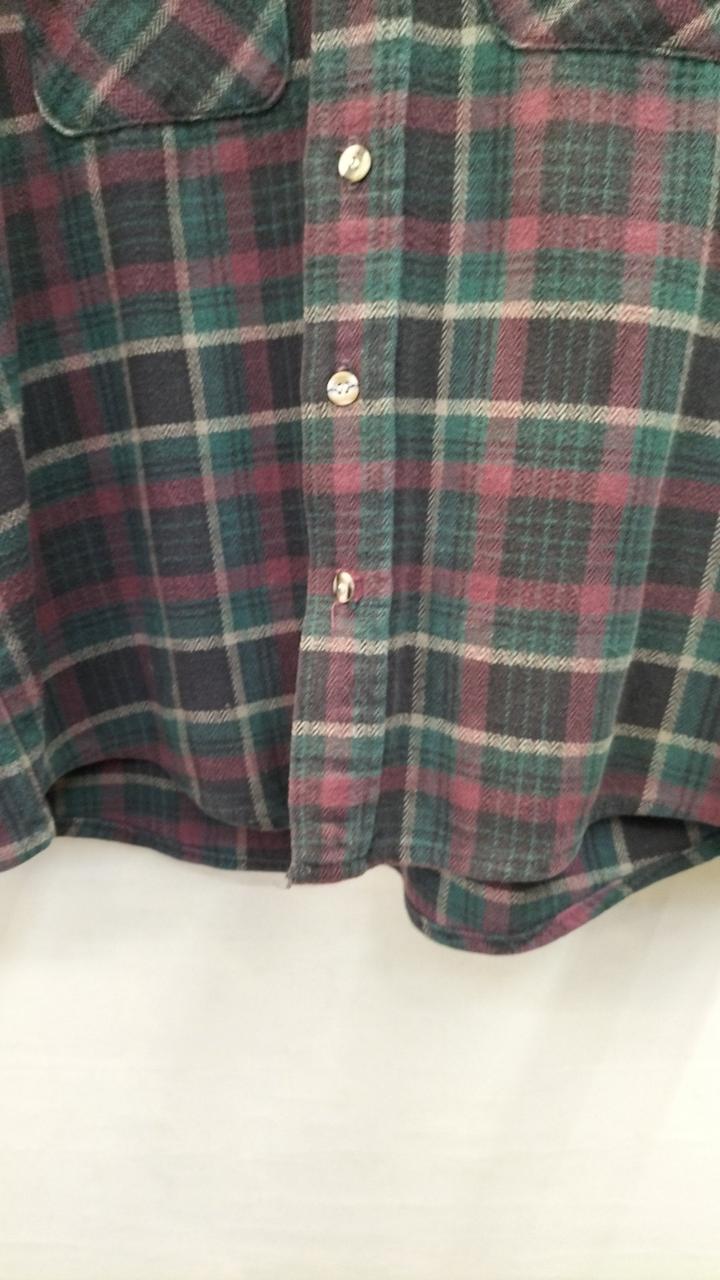 FOGネルシャツ レッドチェック 楽天市場】FICCEの長袖ネルシャツ 赤×黒 チェック 1964 M