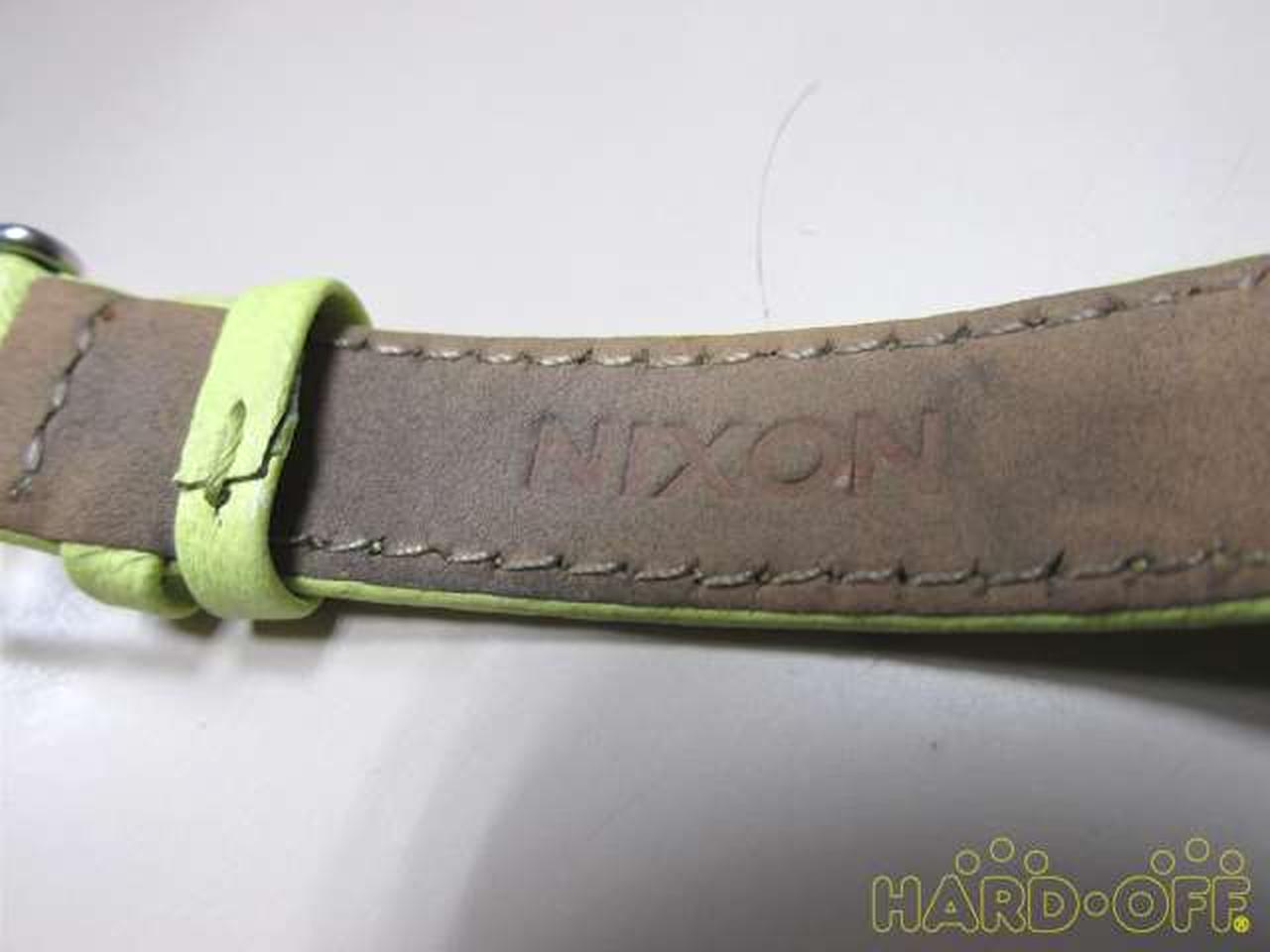 ベルトに黒ずみ