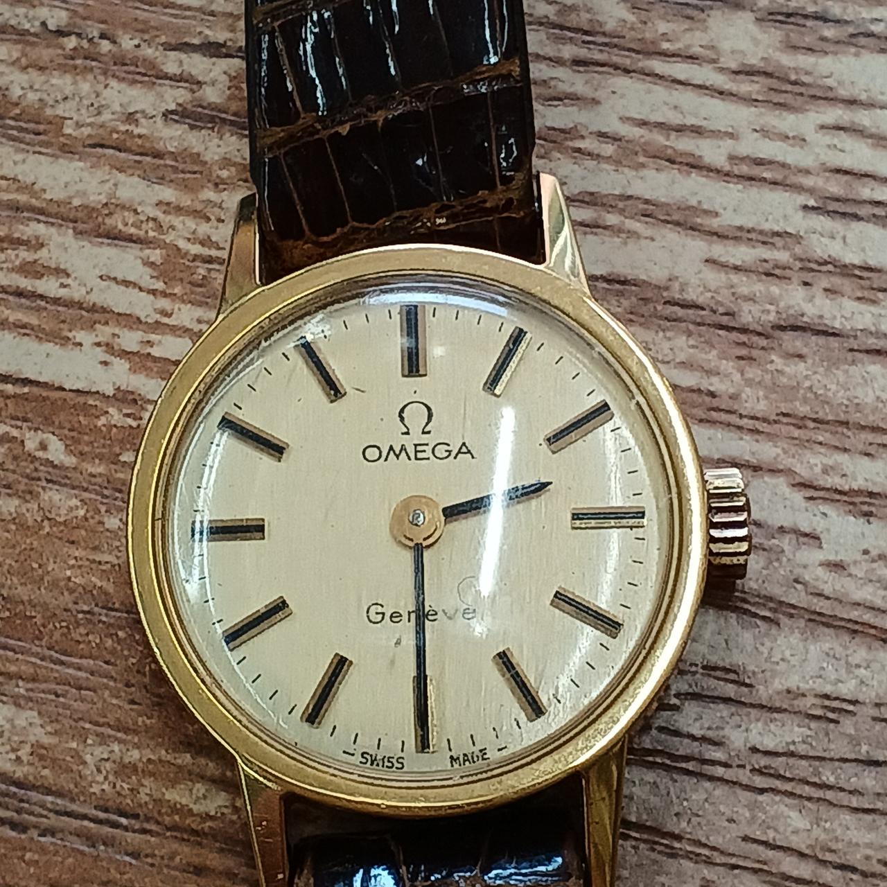 OMEGA Geneve 自動巻き 時計 ロゴがありません) オメガ OMEGA Genève 自動巻き時計 - メルカリ