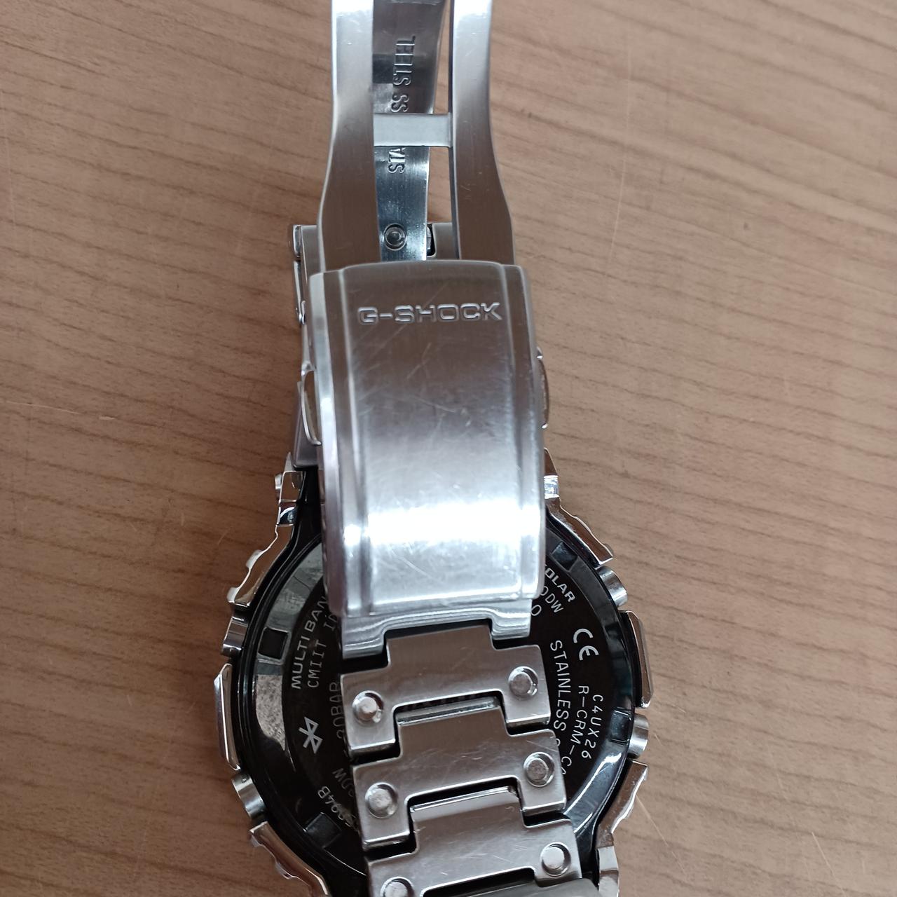 CASIO G-SHOCK GMW-B5000 純正ベルト　シルバー　中古品 カシオ(CASIO)|G-SHOCK GMW-B5000|HARDOFFオフモール（オフモ