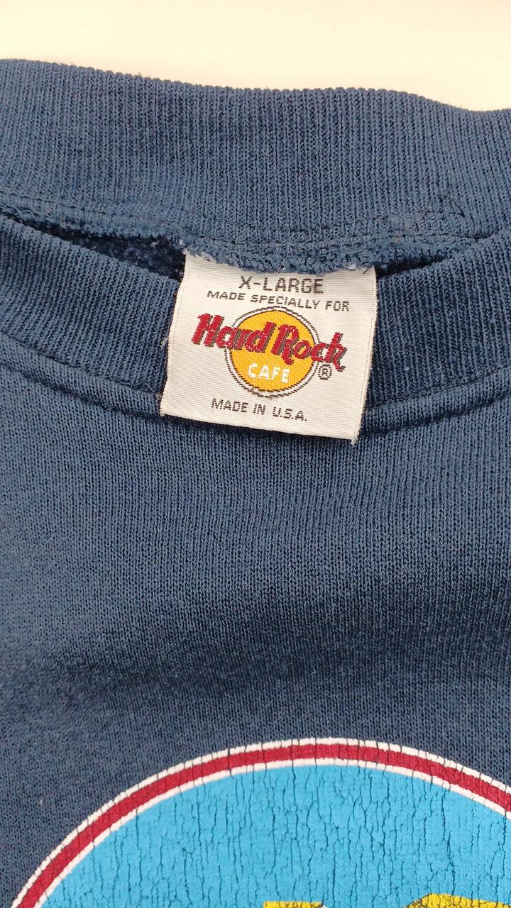 Hard Rock Cafe トレーナー USA製 ネイビー Hard Rock Cafe ネイビー トレーナースウェット(XL) - メルカリ