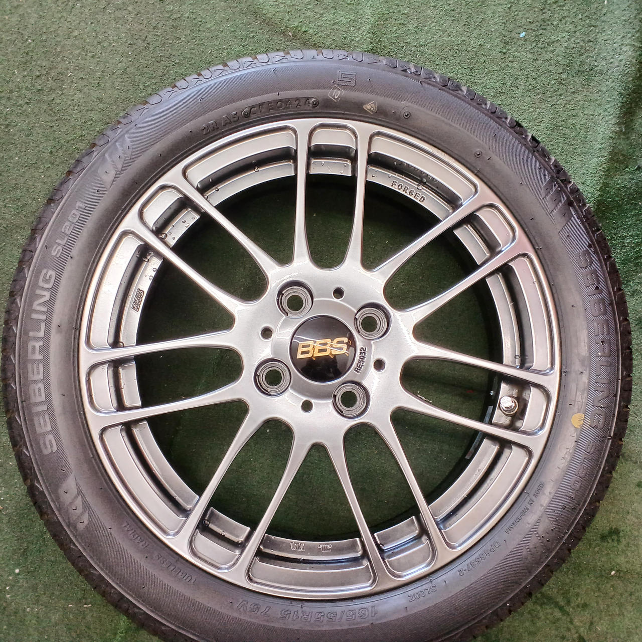 値下/BBS タイヤホイルセット15インチ BBS JAPAN ○RP/RP007 ○15インチ 15x5.0 4/100 INSET:45