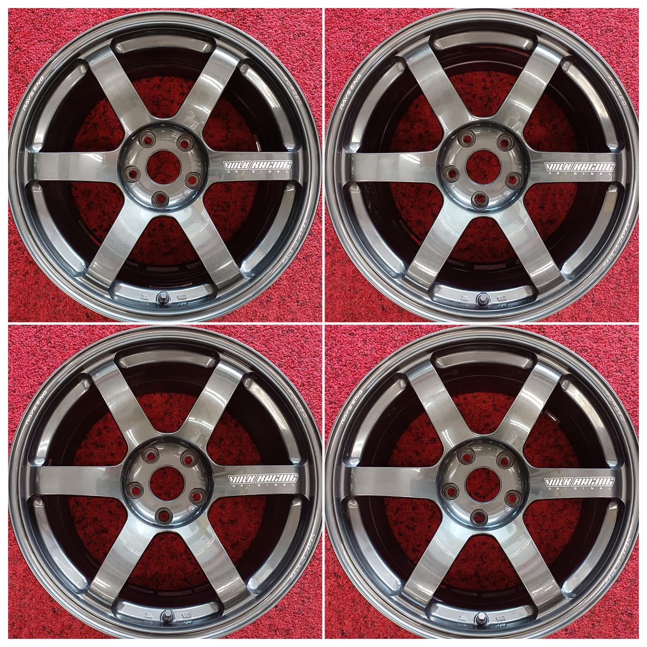 鍛造　レイズ　ボルクレーシング　18インチ　スタッドレスセット RAYS (4本セット価格) 18インチ 8.5J 5/100 レイズ VOLK RACING