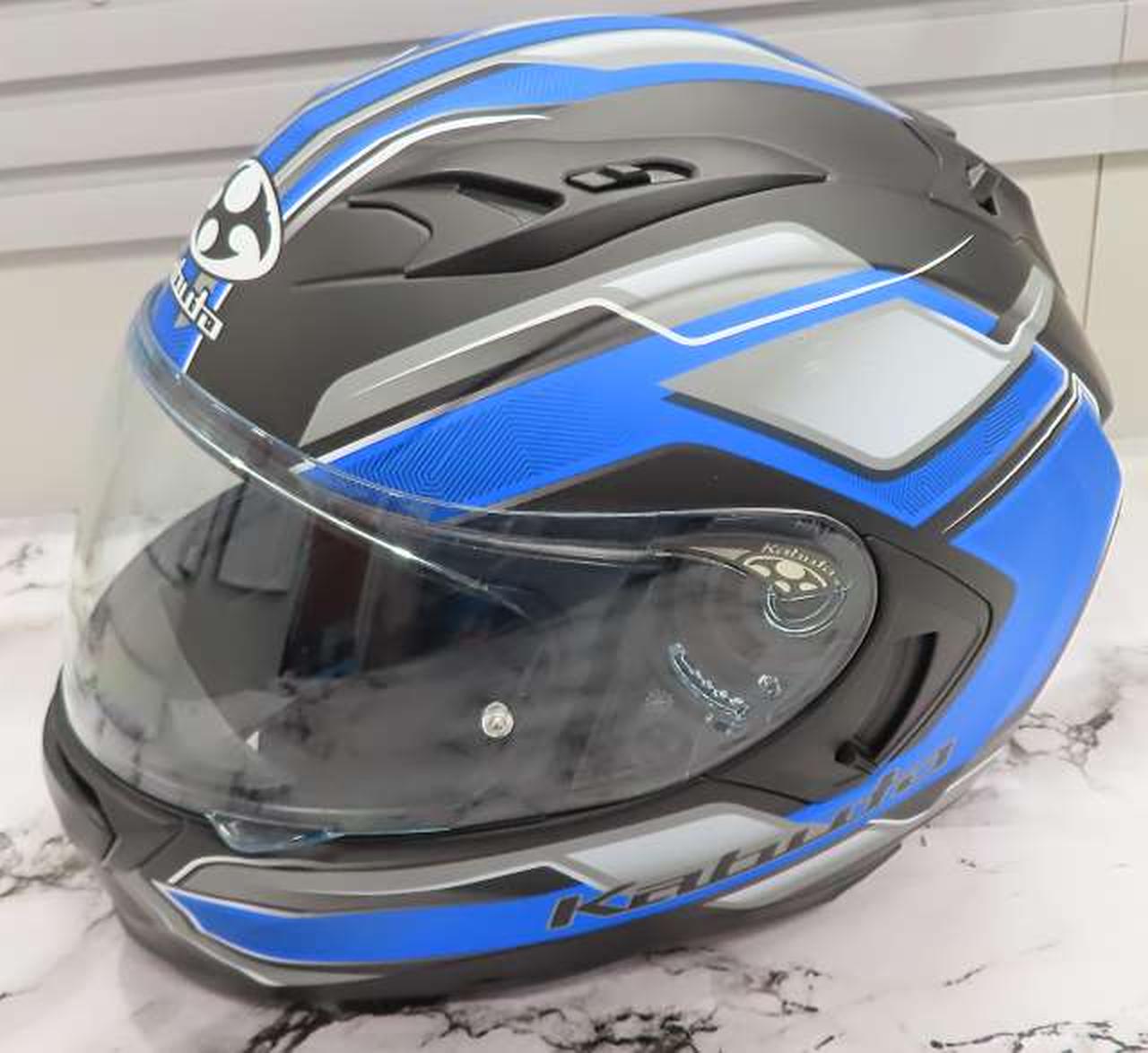 Kabuto KAMUI フルフェイスヘルメット ブラック/ブルー　M KAMUI-3 OGK KAMUI 3 ETERNO ブラックブルー M(57-58cm) ヘルメット