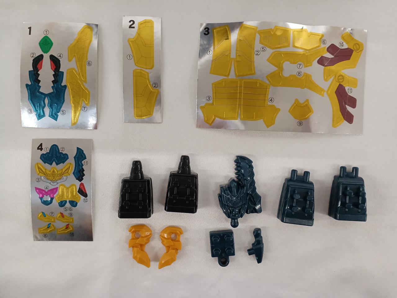 キシリュウジン　シール&パーツ