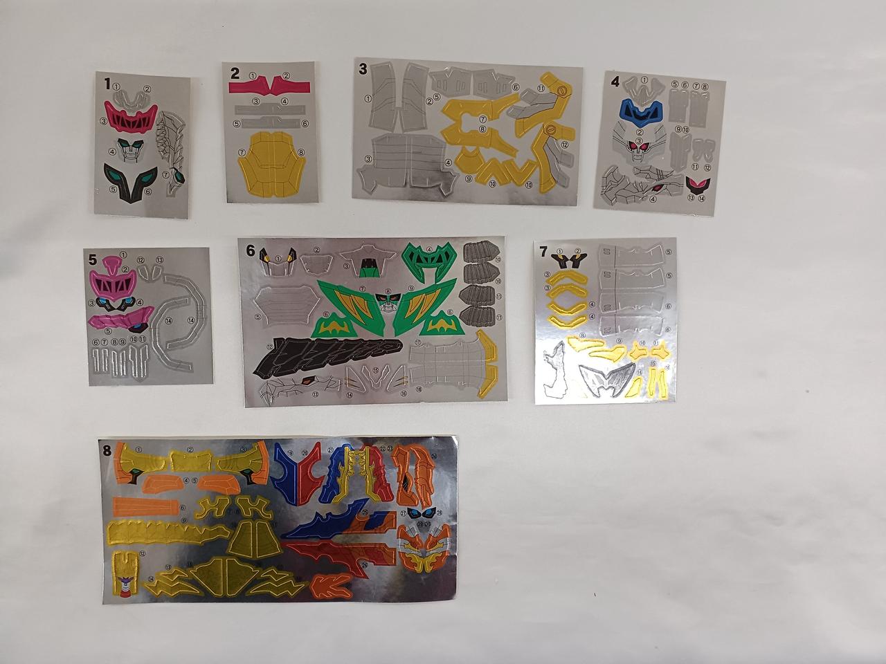 キシリュウオー+ディメボルケーノ シール