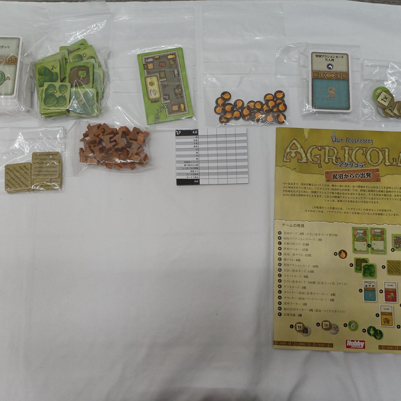 アグリコラ拡張セット
泥沼からの出発