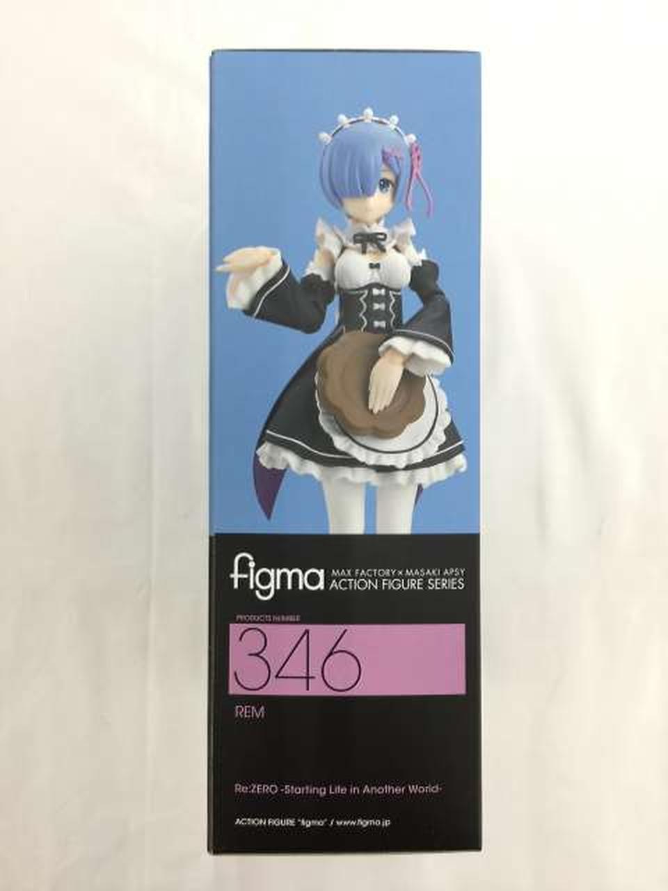 正規品　346 figma レム Figma 346 Rem (Re:ZERO -Starting Life in Another World-)