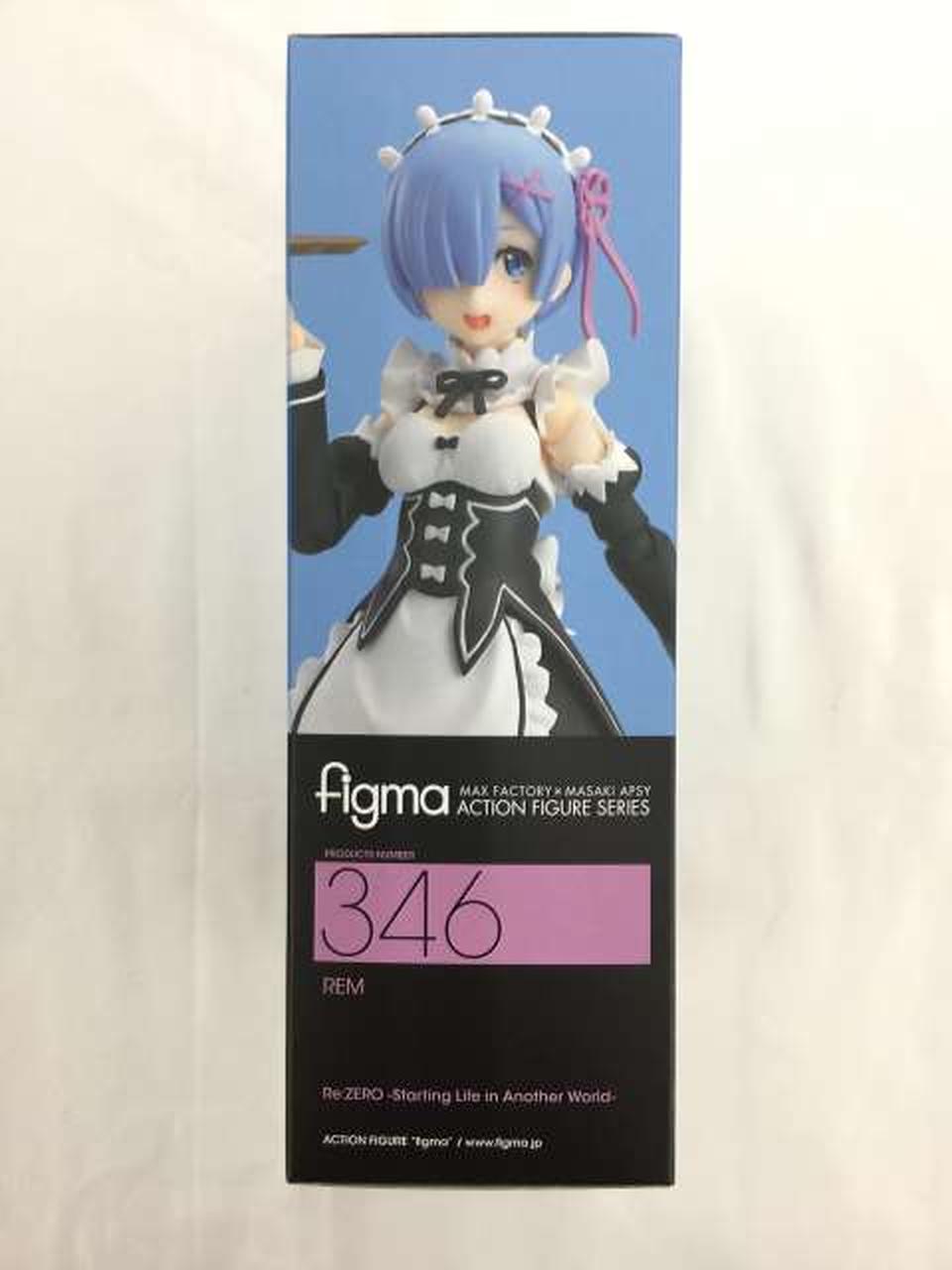 正規品　346 figma レム Figma 346 Rem (Re:ZERO -Starting Life in Another World-)