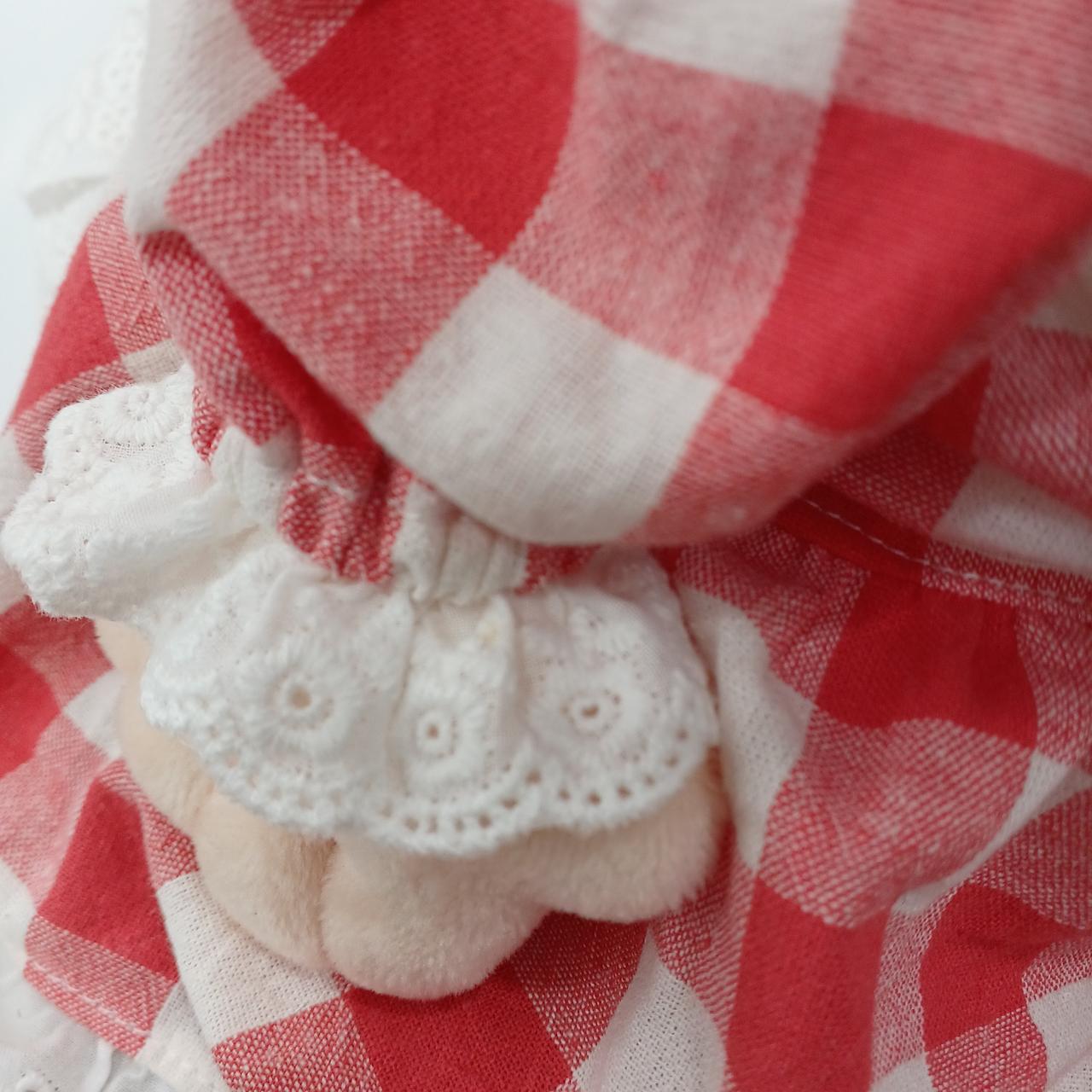 お洋服にシミ有