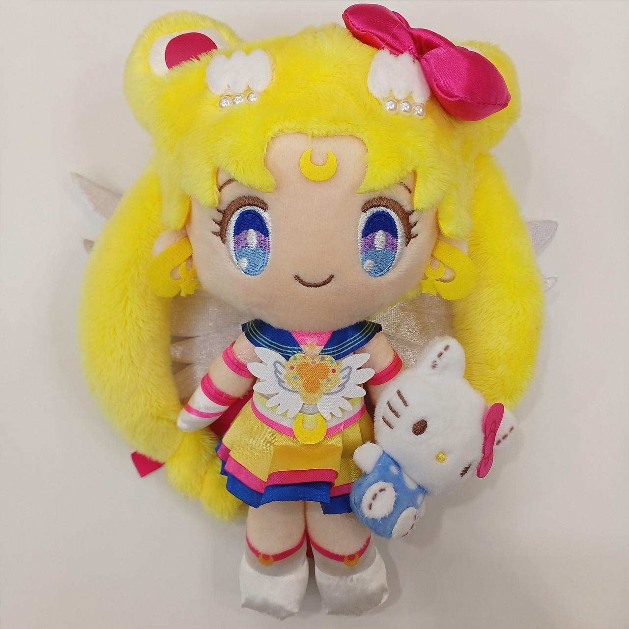 セーラームーン　サンリオ　ぬいぐるみ サンリオ|ｾｰﾗｰﾑｰﾝCOSMOS×ﾊﾛｰｷﾃｨ ぬいぐるみ|【ハードオフ公式通販