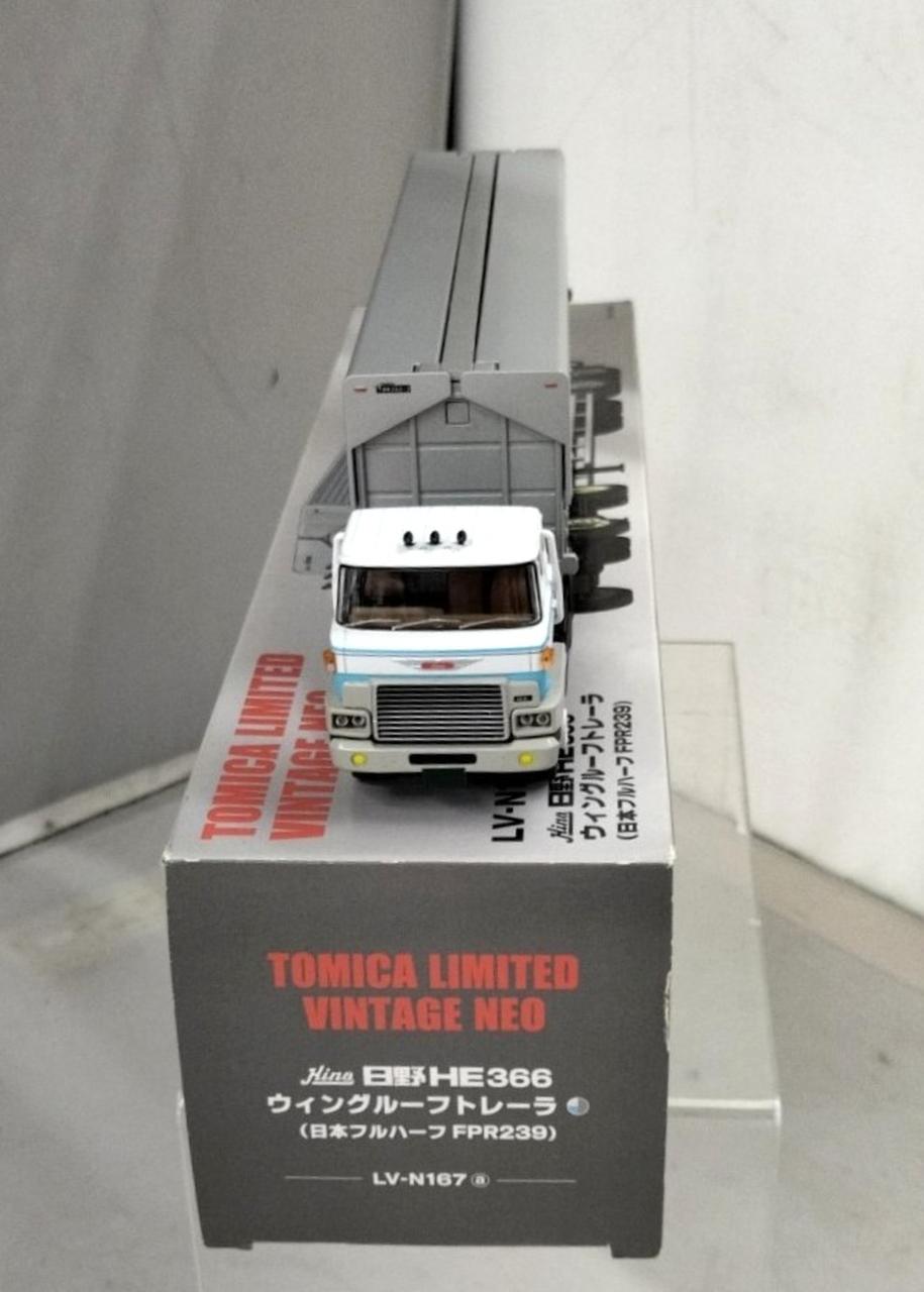 トミカ 日野HE366 ウイングルーフトレーラ　LV-N167a LV-N167a 日野HE366 ウィングルーフトレーラ | ピックアップ