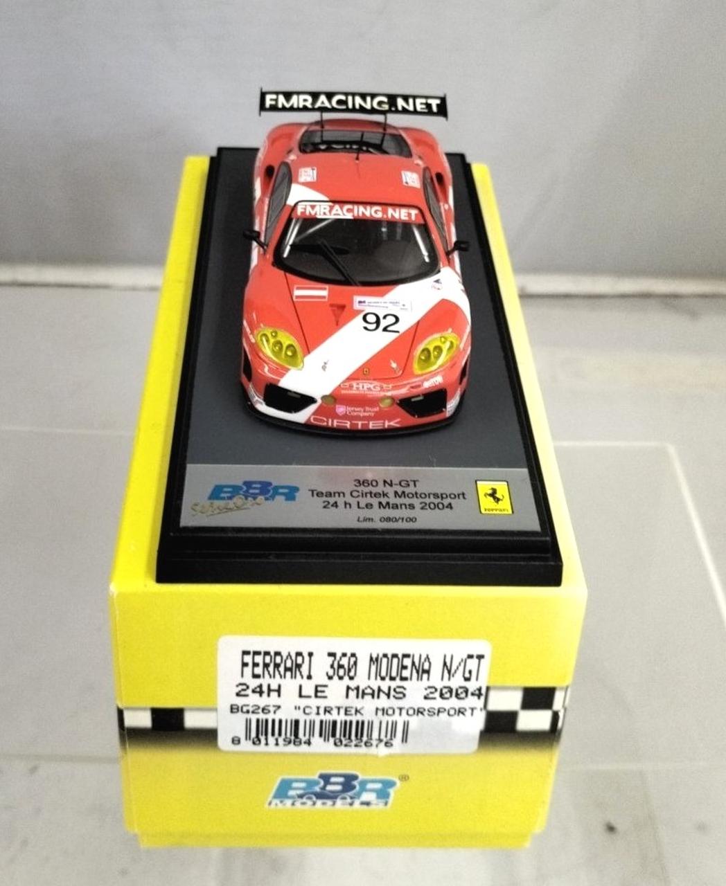 BBR MODELS|1/43 Ferrari 360 Modena N/GT|HARDOFFオフモール