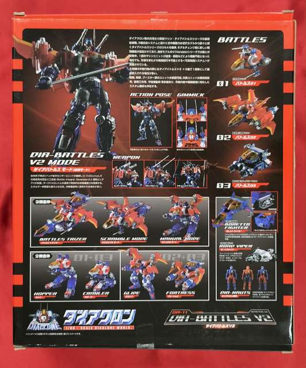 Takara Tomy - ダイアクロン DA-11 ダイアバトルス V2 ALPHA plus(アルファプラス) ver. 完成トイ タカラトミー Amazon | ダイアクロン DA-11 ダイアバトルス V2 | フィギュア