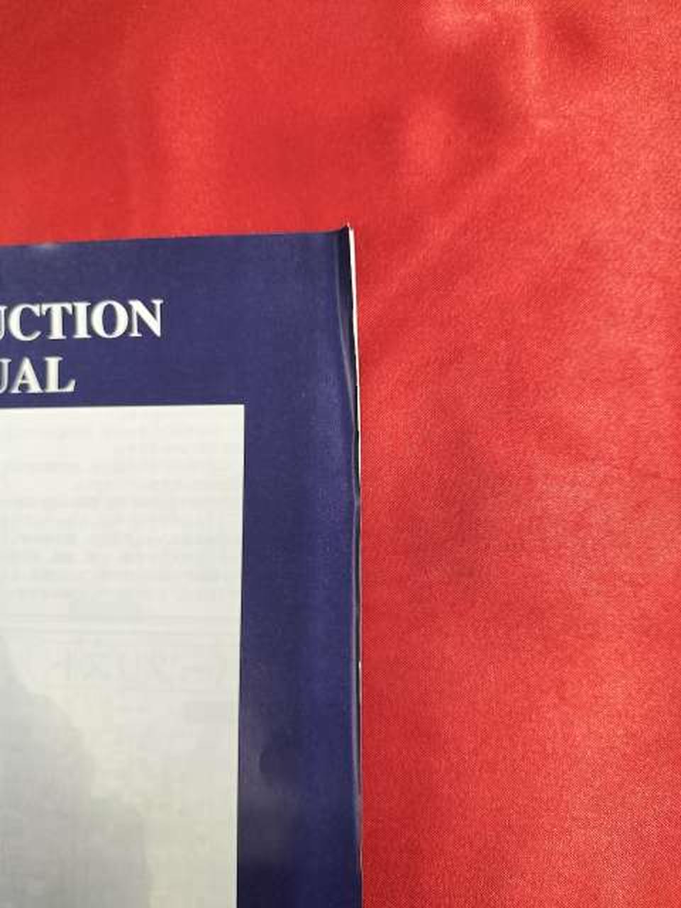 説明書傷みあり