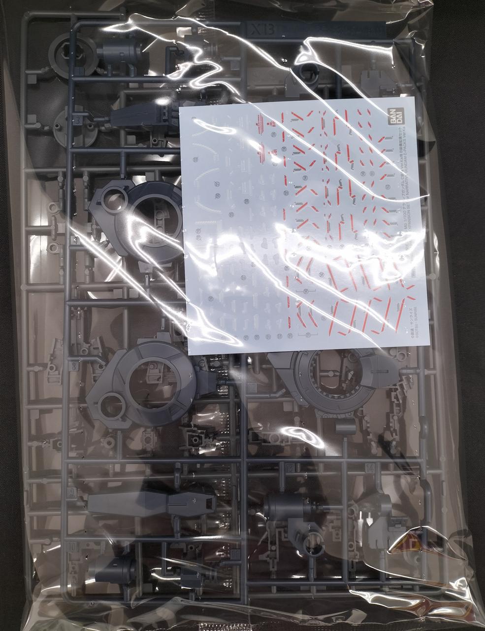 XBパーツ、デカール