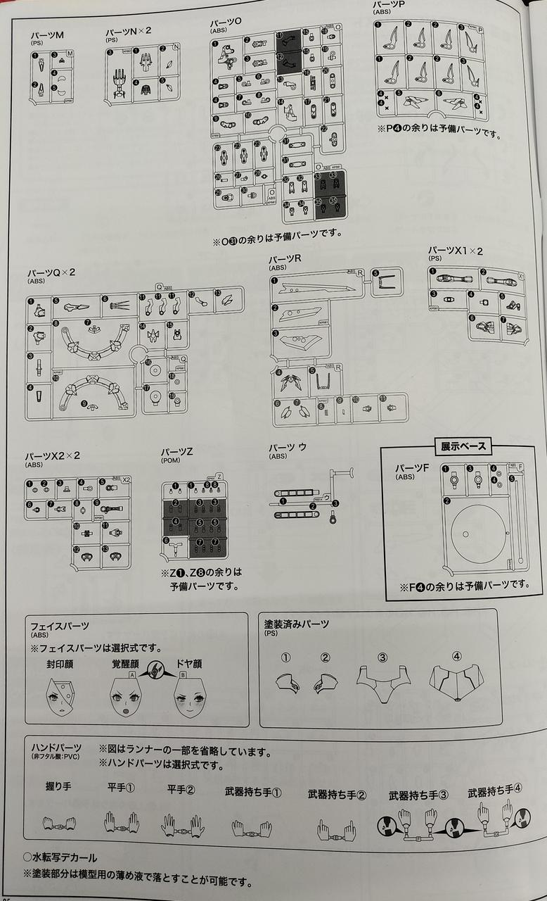 パーツリスト