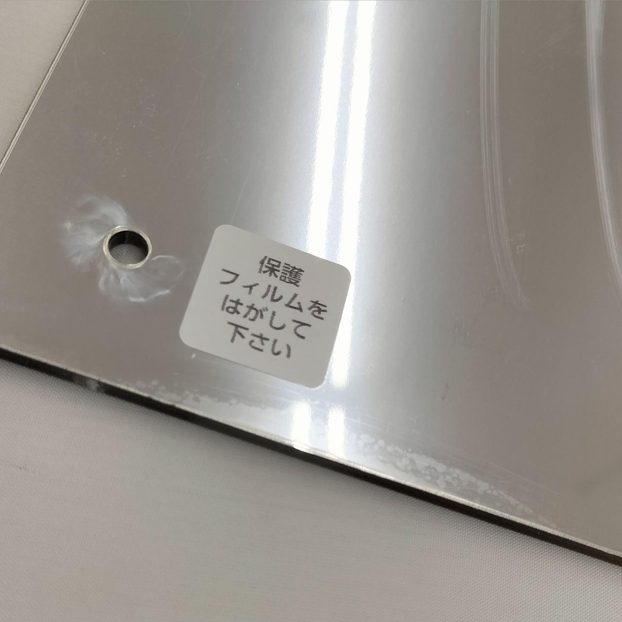保護フィルムにキズあり