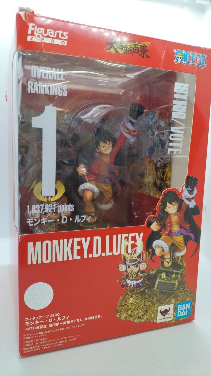 【未開封】フィギュアーツZEROモンキー・D・ルフィ-WT100記念 大海賊百景 全高約190mmで再現！「フィギュアーツZERO モンキー・D・ルフィ