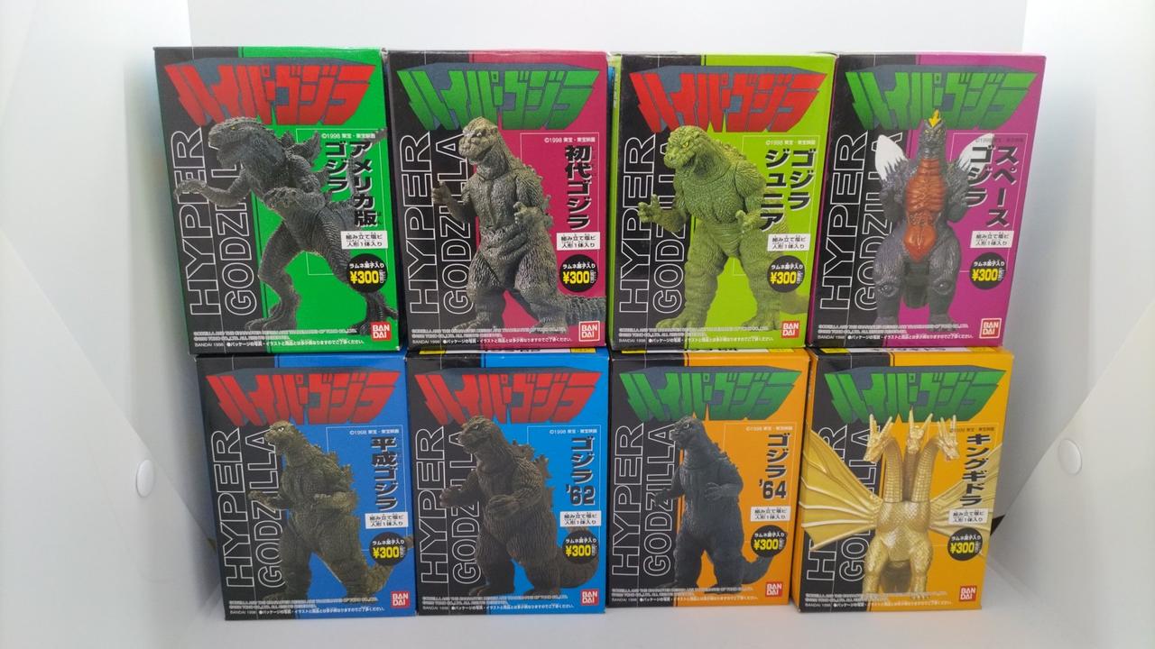 バンダイ　ハイパーゴジラ バンダイ食玩 ハイパーゴジラ2000 ゴジラ1964 6-8-31 - メルカリ