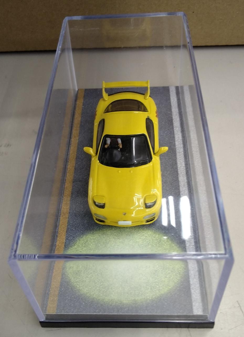 ホビージャパン|1/64 高橋啓介 マツダRX-7 ジオラマセット VS藤原
