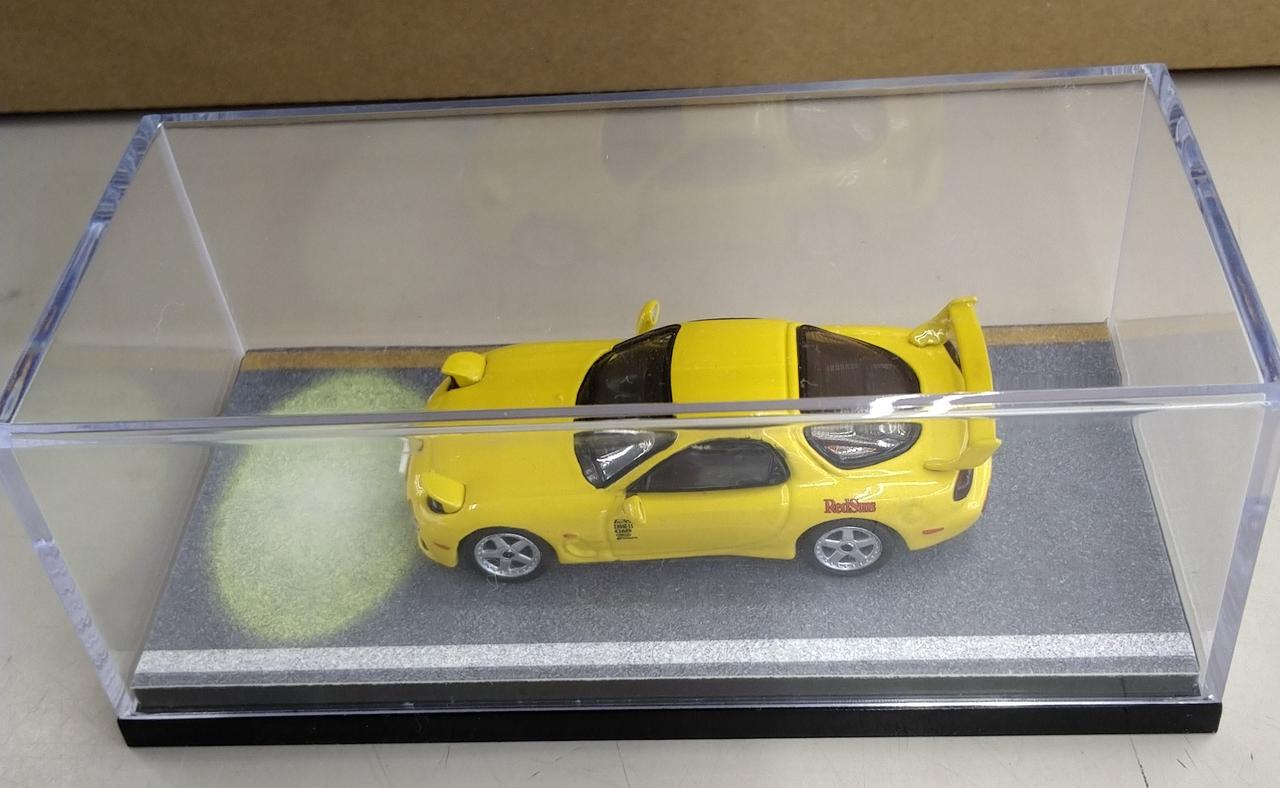ホビージャパン|1/64 高橋啓介 マツダRX-7 ジオラマセット VS藤原