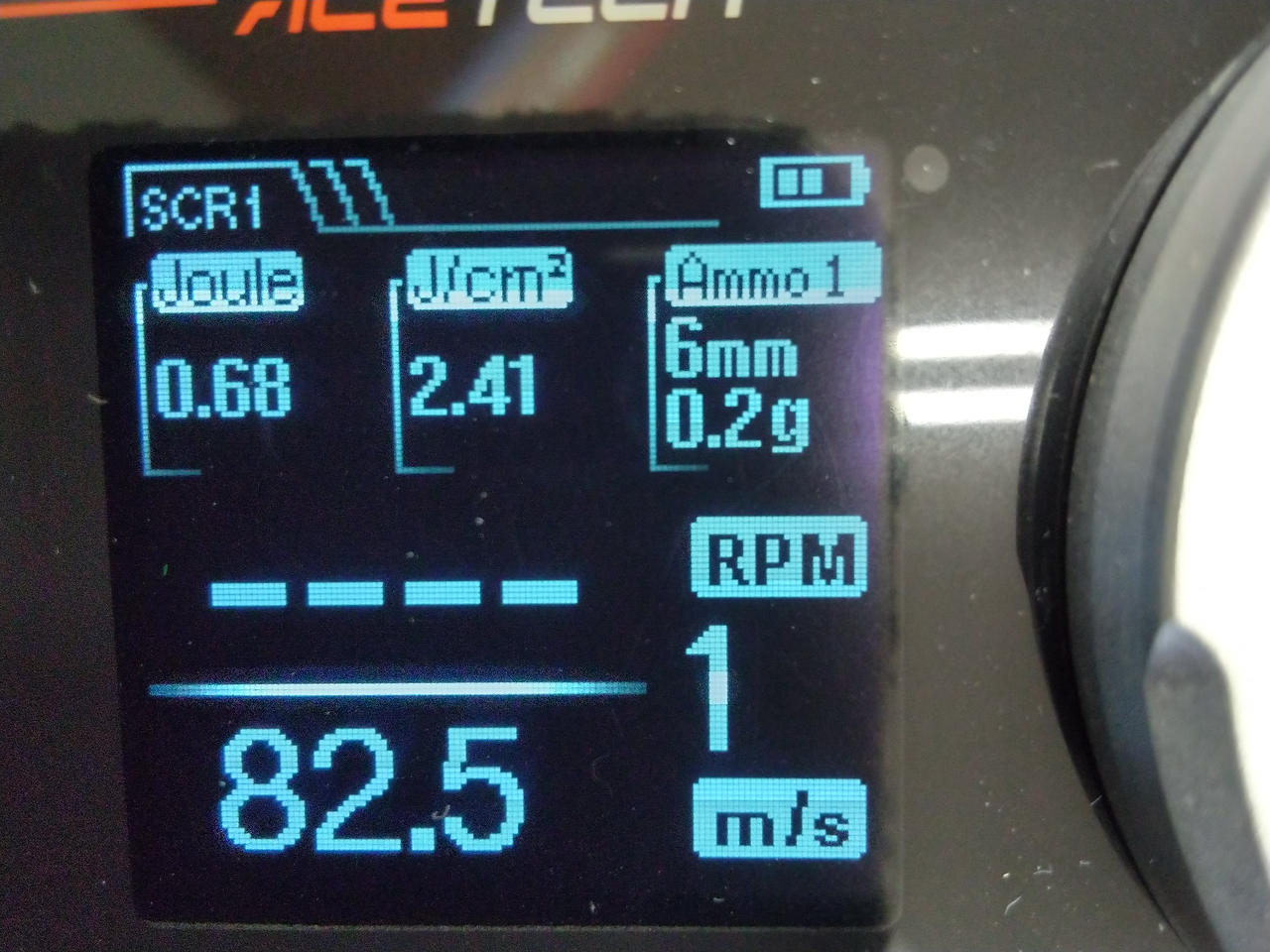 チェック時弾速