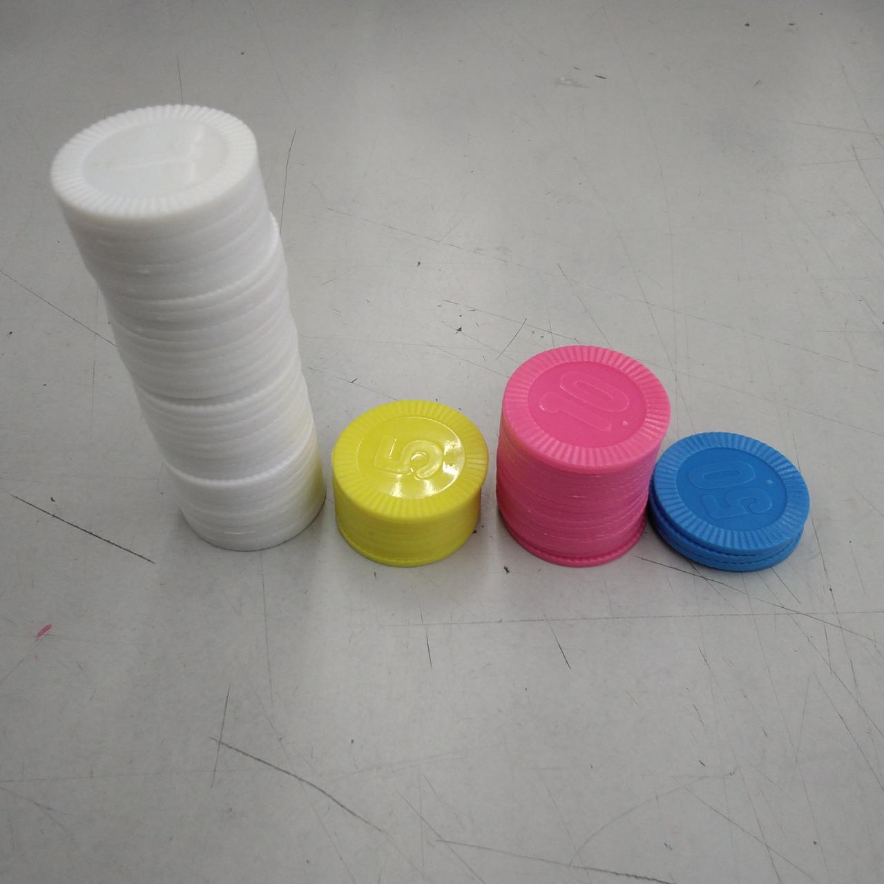 1点が1枚多く、10点が1枚少ないです。