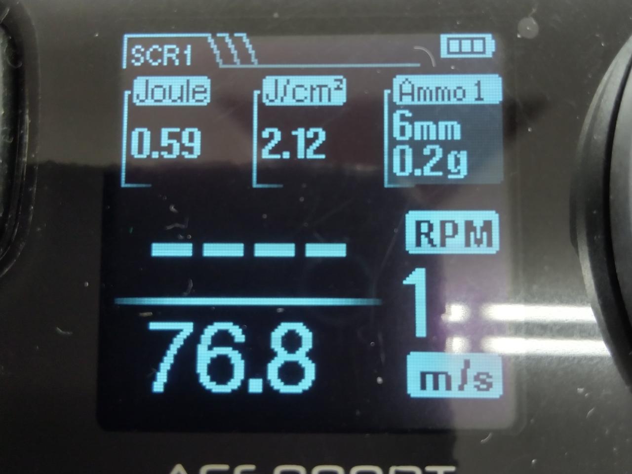 チェック時弾速