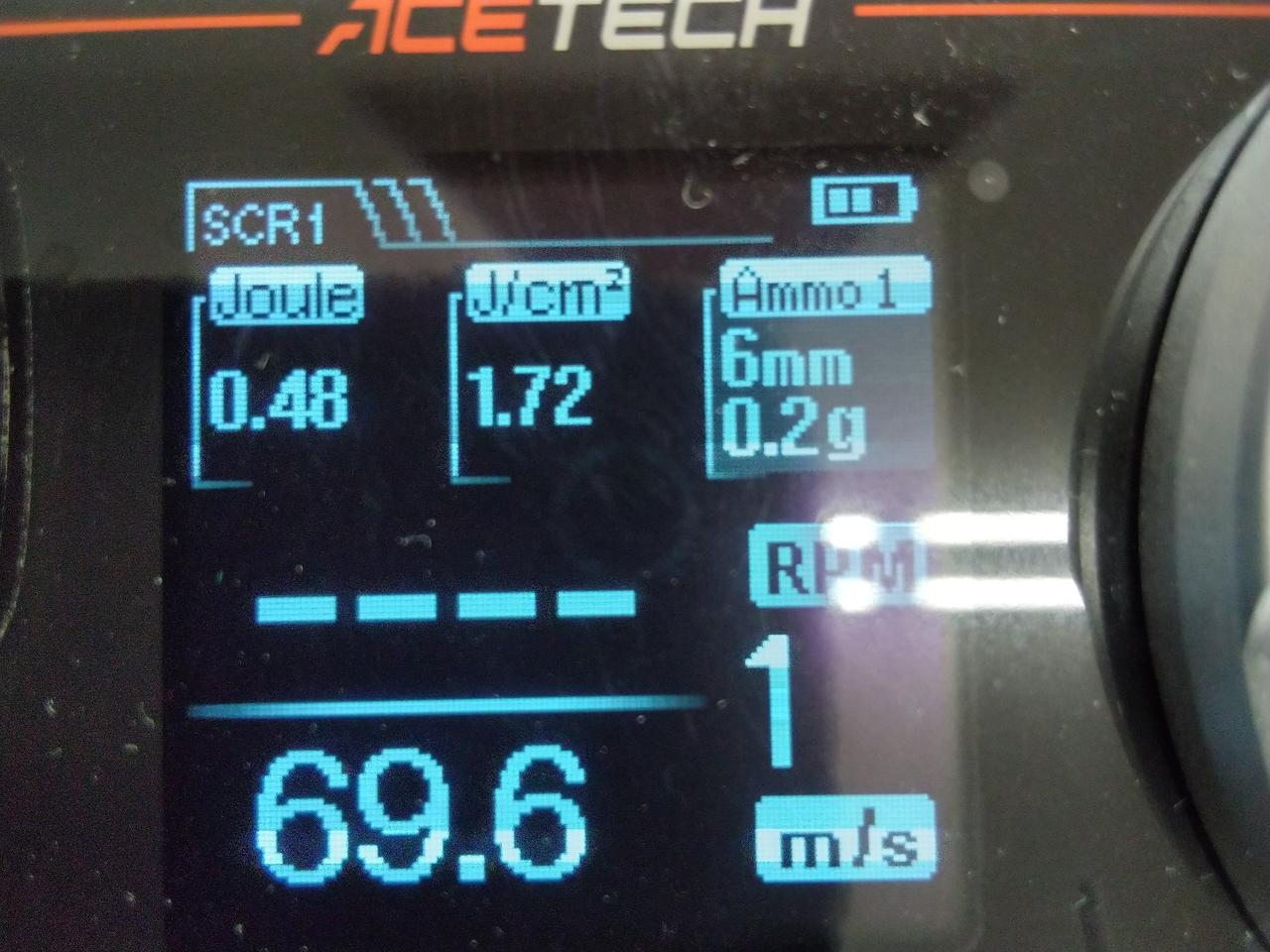 チェック時弾速