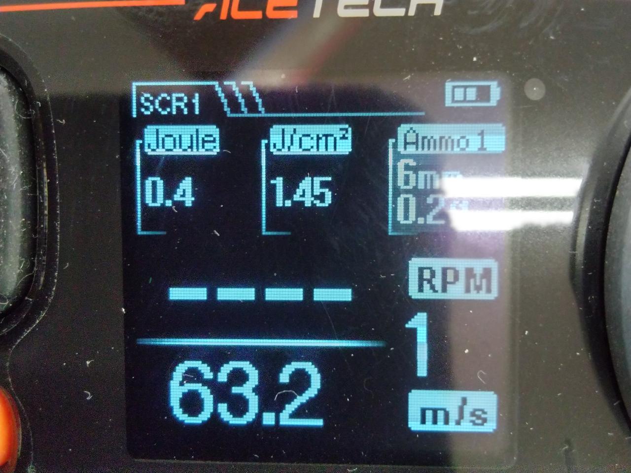 チェック時弾速