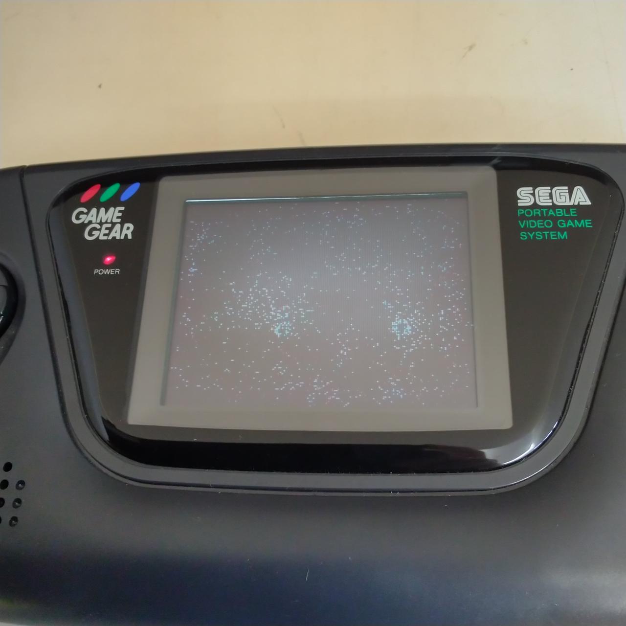 ランプ点灯、画面砂嵐状態