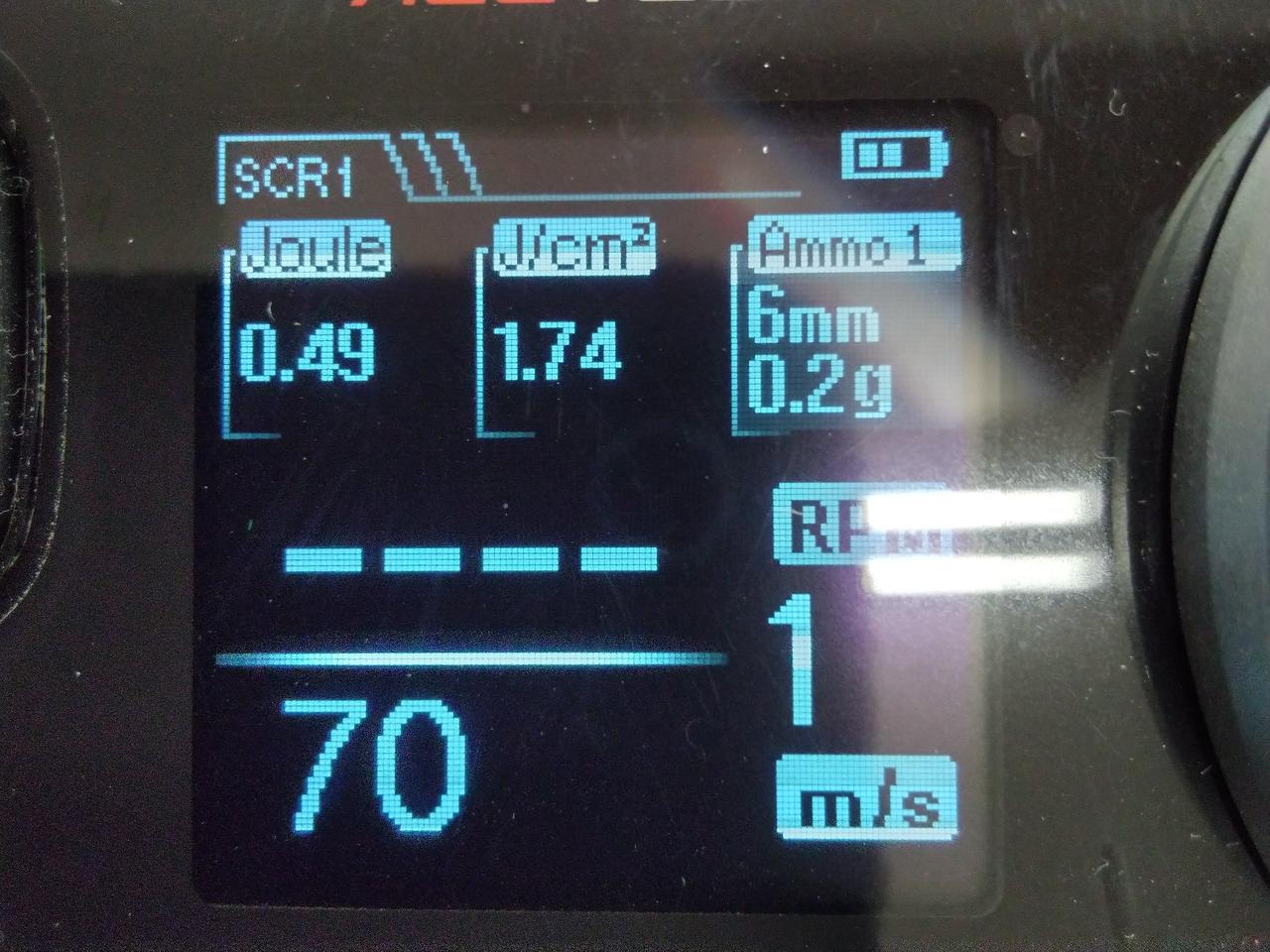 チェック時弾速