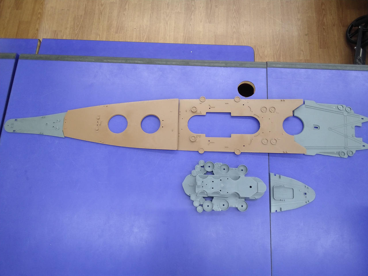 甲板・艦橋基部部品