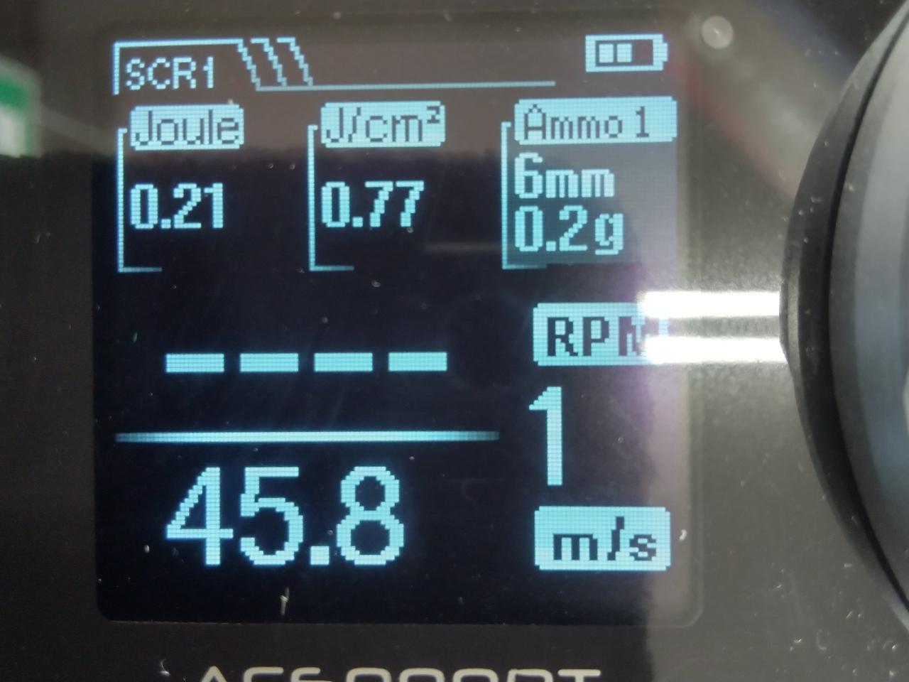 チェック時弾速