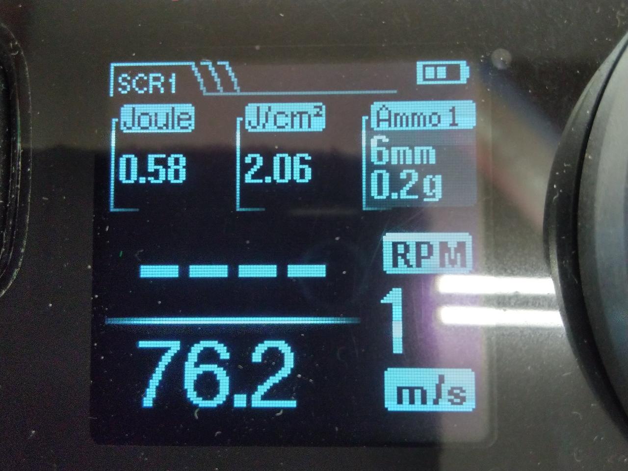 チェック時弾速