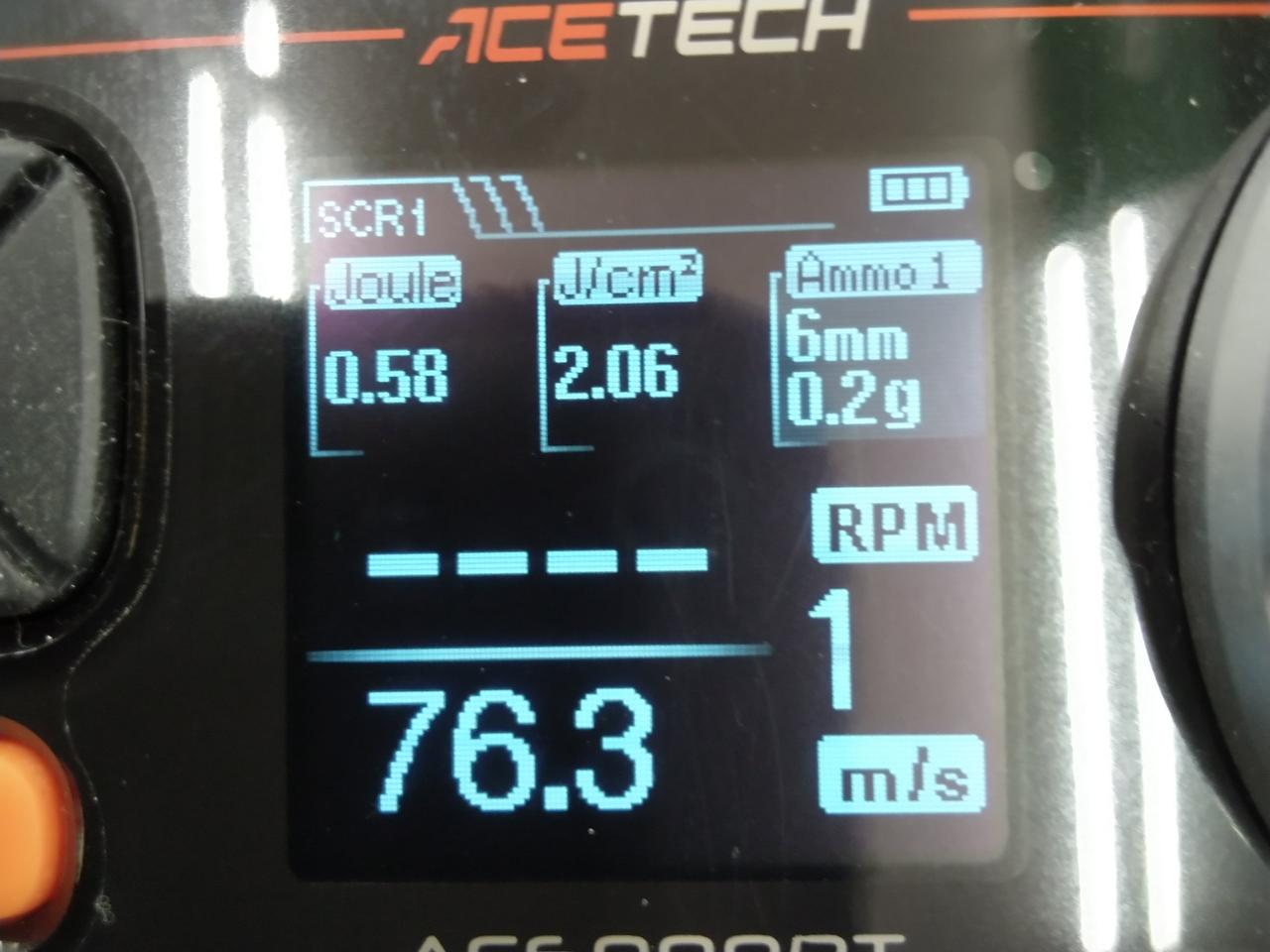 チェック時弾速