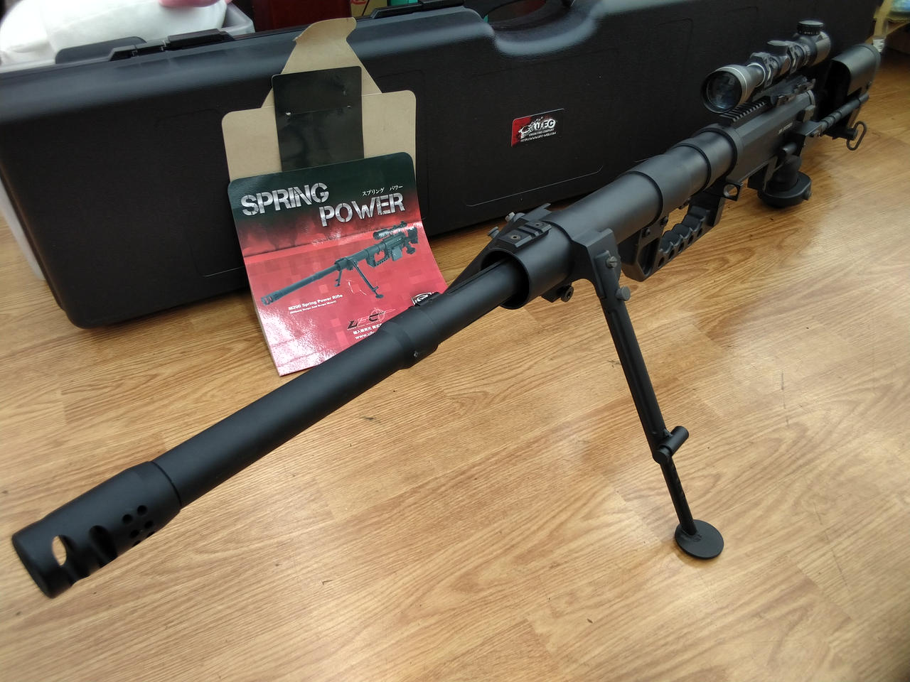 バイポット伸縮時