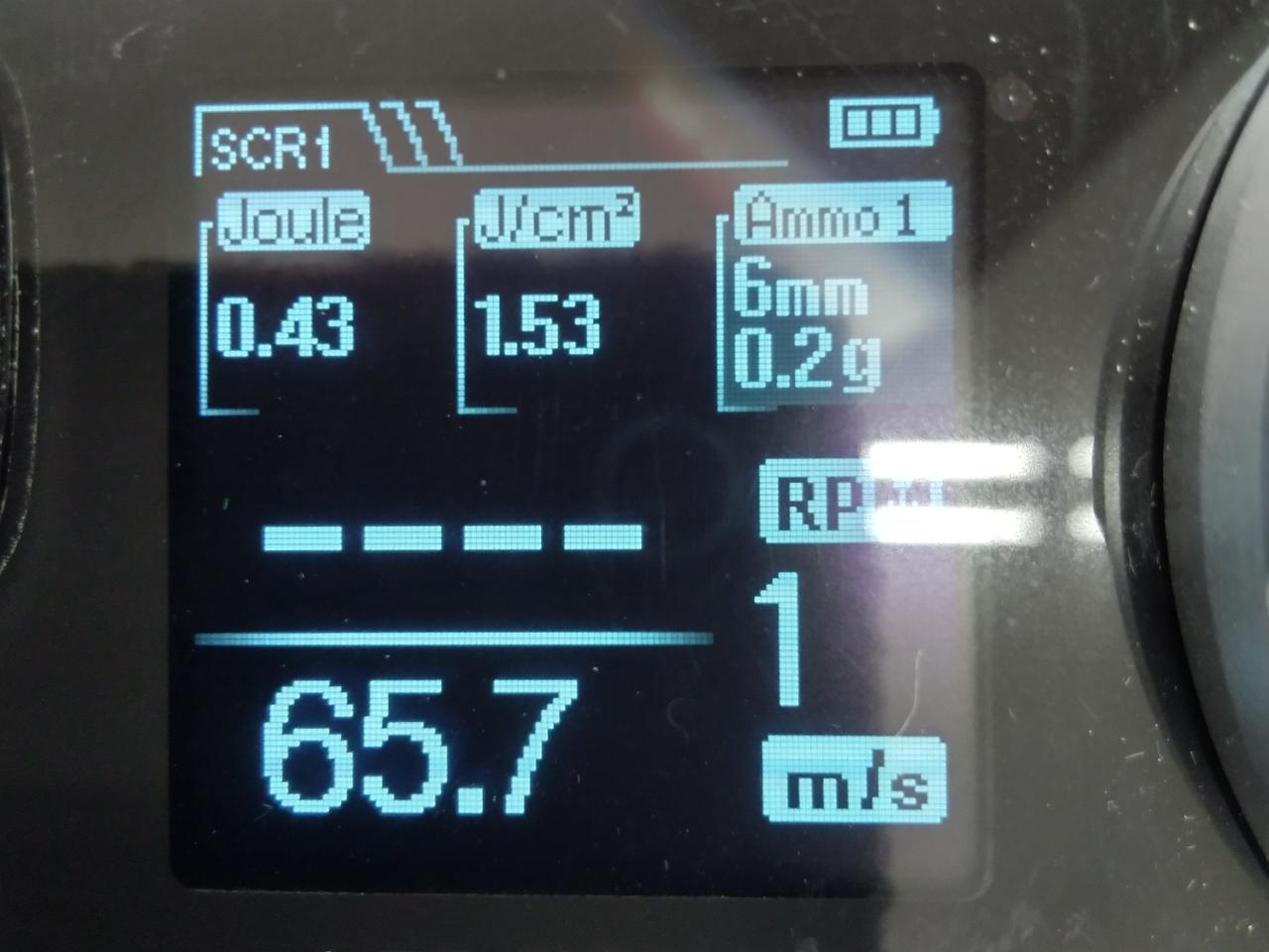 チェック時弾速