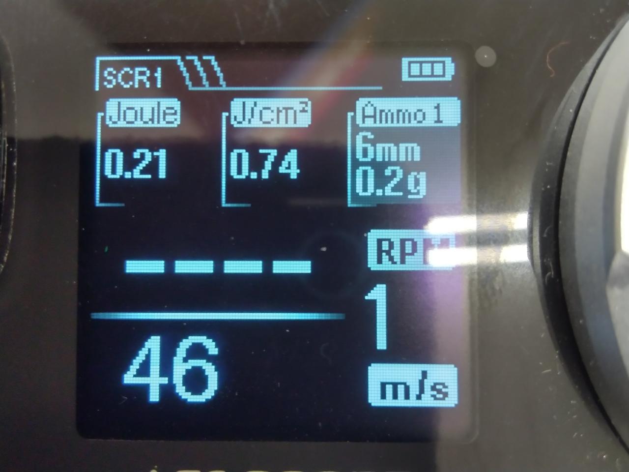 チェック時弾速