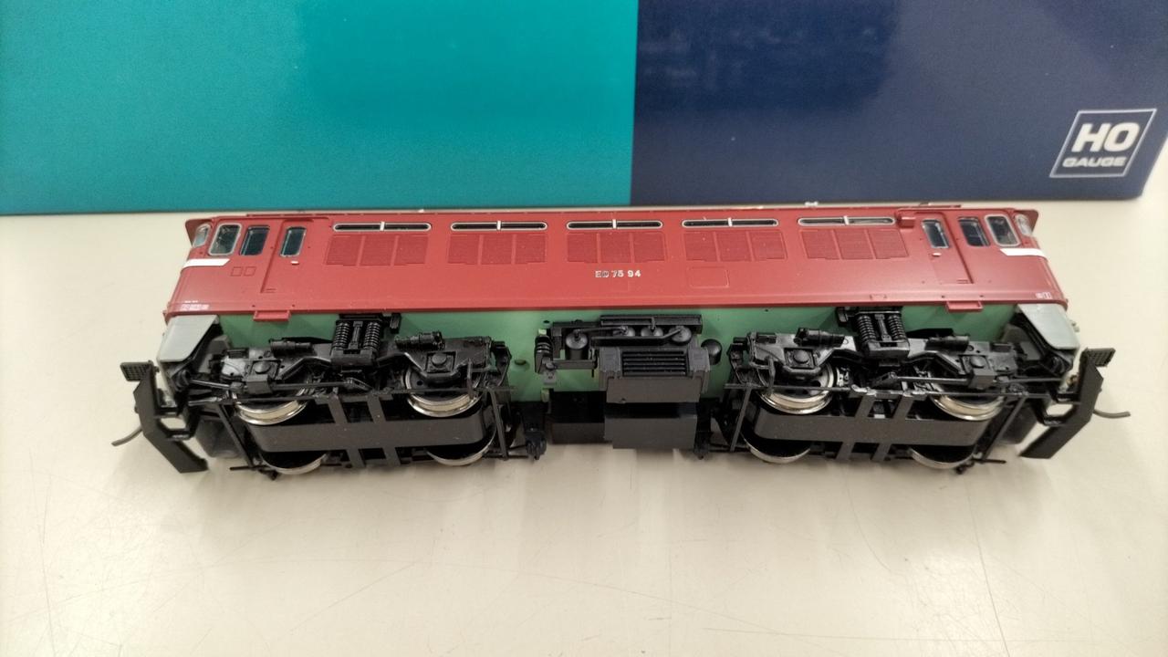 HOゲージ ED75-302 宮沢模型 Yahoo!オークション - 1円 宮沢模型 HOゲージ ED-75 バラキット